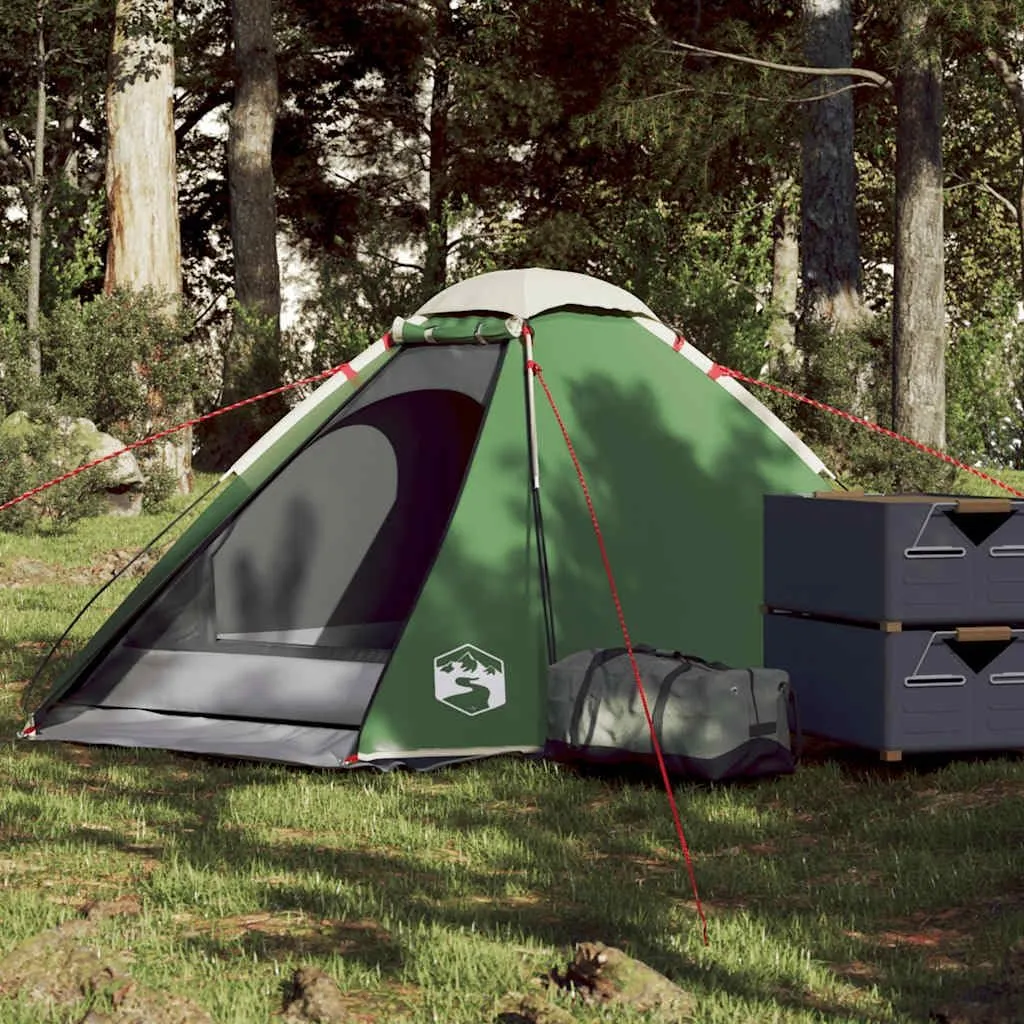Camping Tent Dome 2-Person Green Waterproof2,8KG