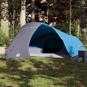 Camping Tent Dome 4-Person Blue Waterproof7,05KG