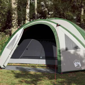 Camping Tent Dome 4-Person Green Waterproof5,15KG