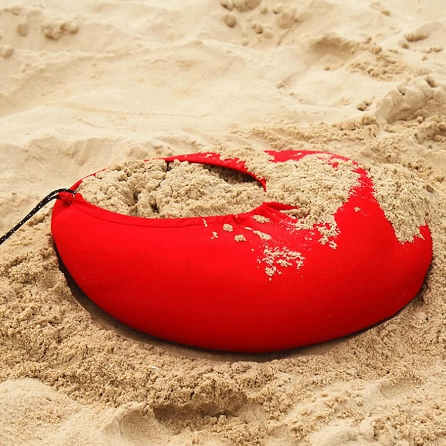 Camping Tent HOT Sea Beach CampingTent Tarp Sunshade Inflatable Shelter Canopy Sand Anchor Carry Bag Canopy Rain Protect Portable 2 Pole (Red One Size (Red One Size)
