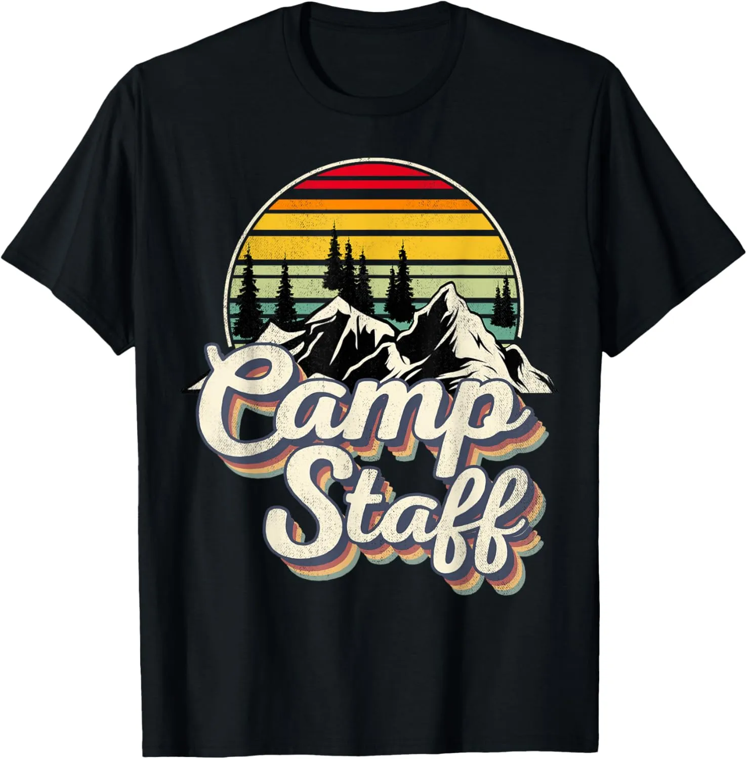 Camping Vintage Camp Staff T-Shirt