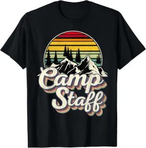 Camping Vintage Camp Staff T-Shirt