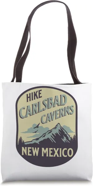 Carlsbad Caverns New Mexico Nature Hike Mountain Outdoors Tote Bag