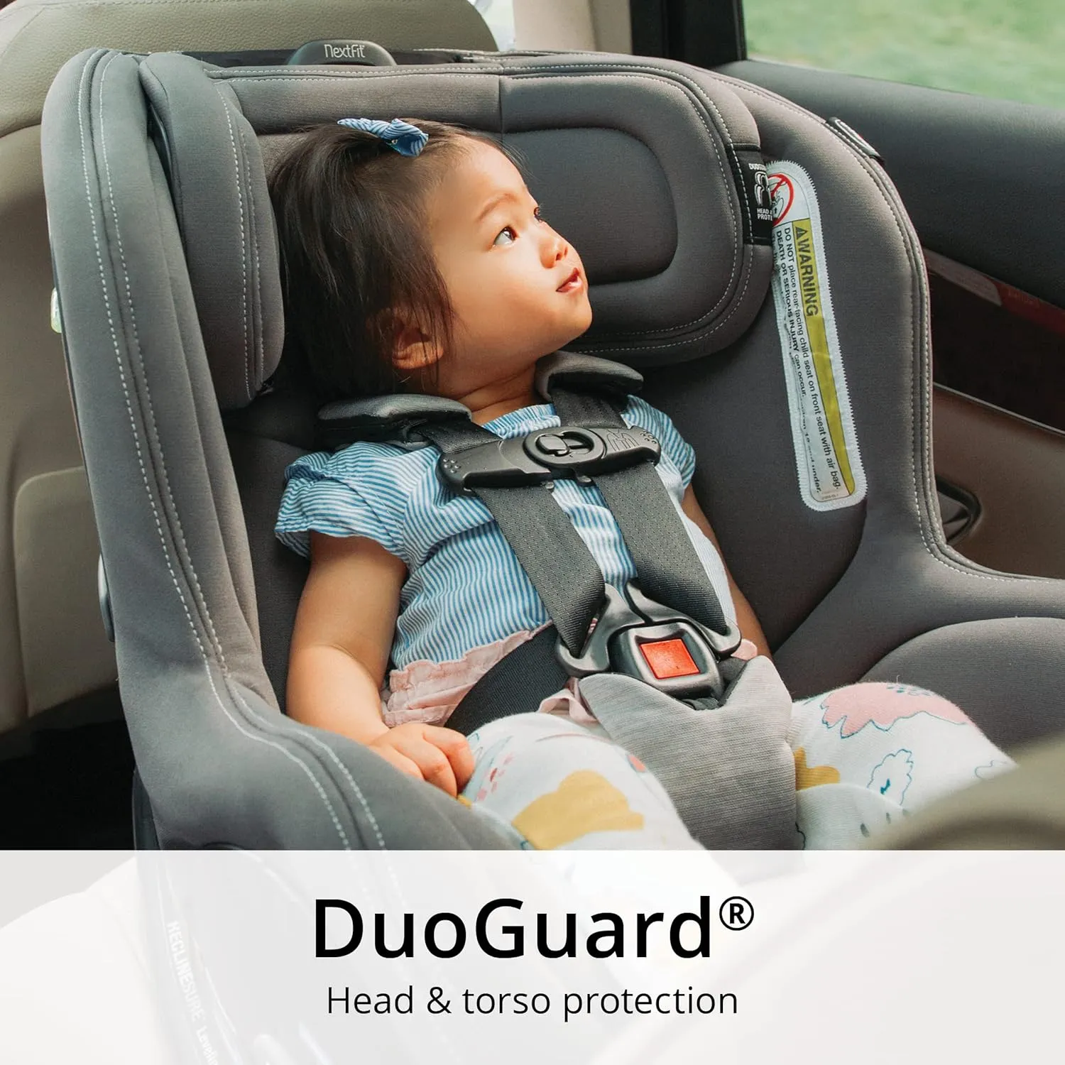Chicco NextFit Max ClearTex Convertible Car Seat, Rear-Facing Seat for Infants 4-50 lbs., Forward-Facing Toddler Car Seat 22-65 lbs., Baby Travel Gear | Shadow/Black