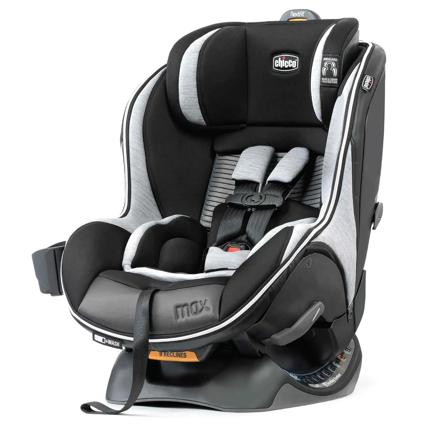 Chicco NextFit Max Zip Air | Convertible Car Seat| Rear-Facing Seat for Infants 12-40 lbs. | Forward-Facing Toddler Car Seat 25-65 lbs. | Baby Travel Gear