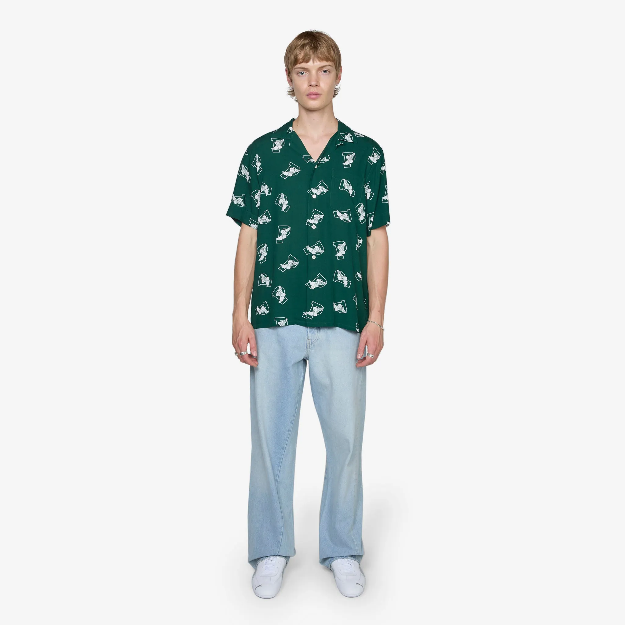 Classic Fit P-Wing Camp Shirt 6388 P Wing Toss