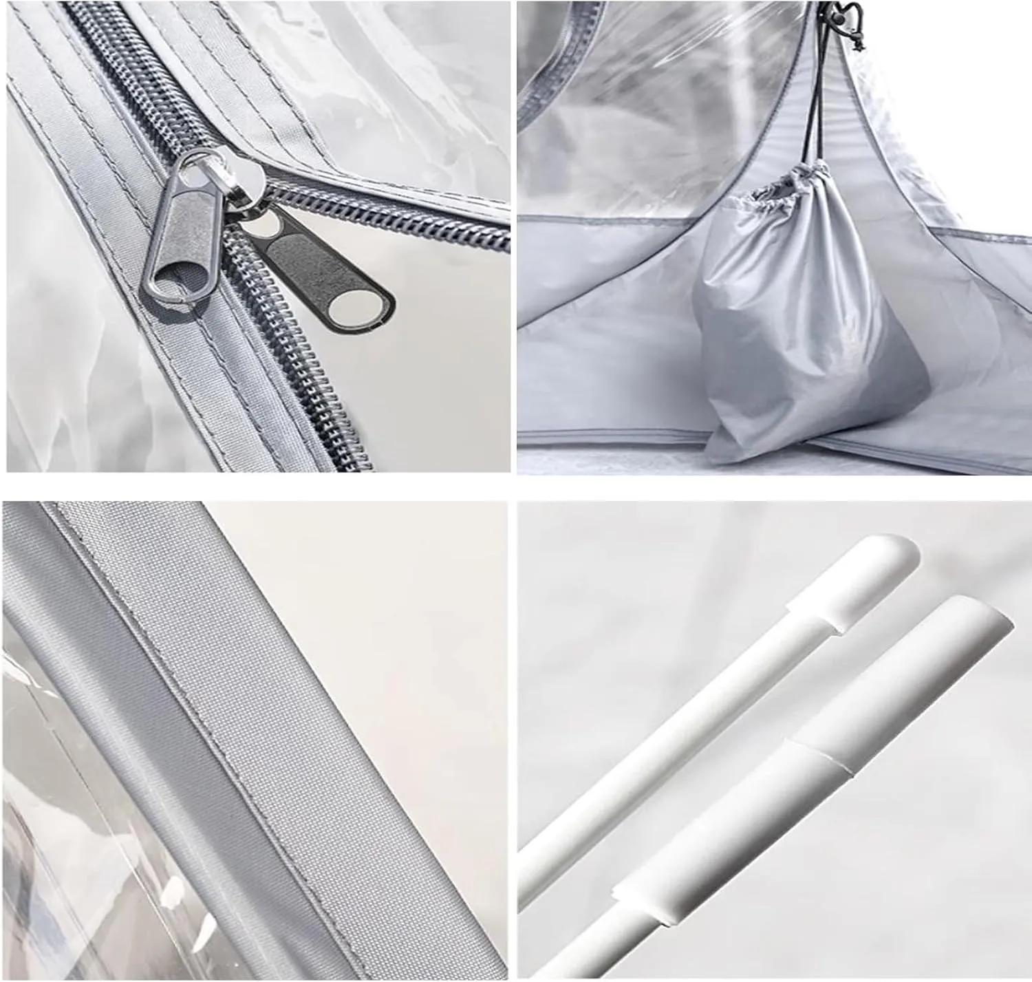 Clear Garden Dome Tent for Camping, Pop Up Transparent Bubble Tent for Patio Dining, Outdoor Lounge, and Tiny Home Use