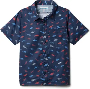 Columbia Boys' Super Slack Tide Short Sleeve Camp Shir