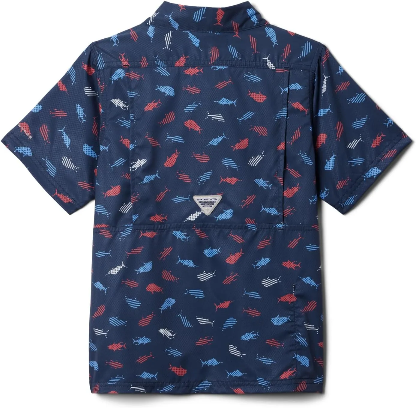 Columbia Boys' Super Slack Tide Short Sleeve Camp Shir