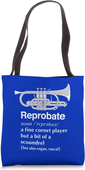Cornet Humour for Repiano Cornet Player A Funny Brass Band Tote Bag