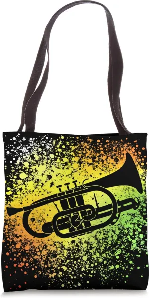 Cornet Player in Brass Band or Marching Band A Cool Cornet Tote Bag