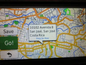 Costa Rica GPS Map for Garmin Devices