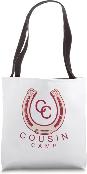 Cousin Camp Fun Horse Horseshoe Dude Ranch Tote Bag