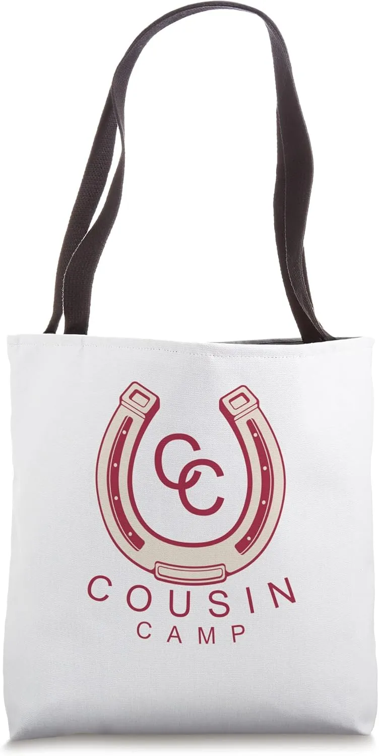 Cousin Camp Fun Horse Horseshoe Dude Ranch Tote Bag