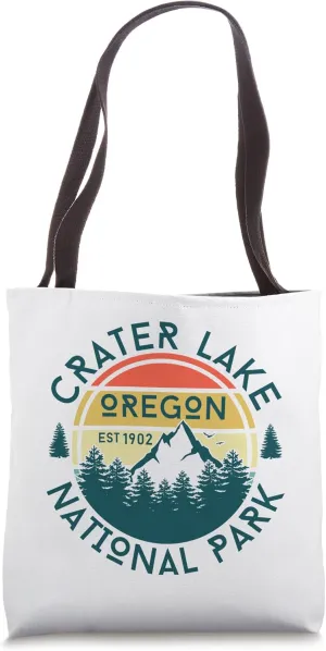 Crater Lake National Park Oregon Hiking Nature Outdoors Tote Bag