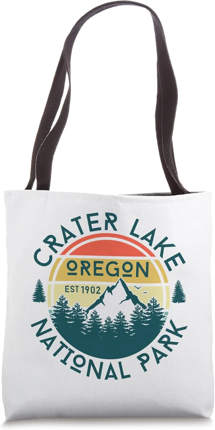 Crater Lake National Park Oregon Hiking Nature Outdoors Tote Bag