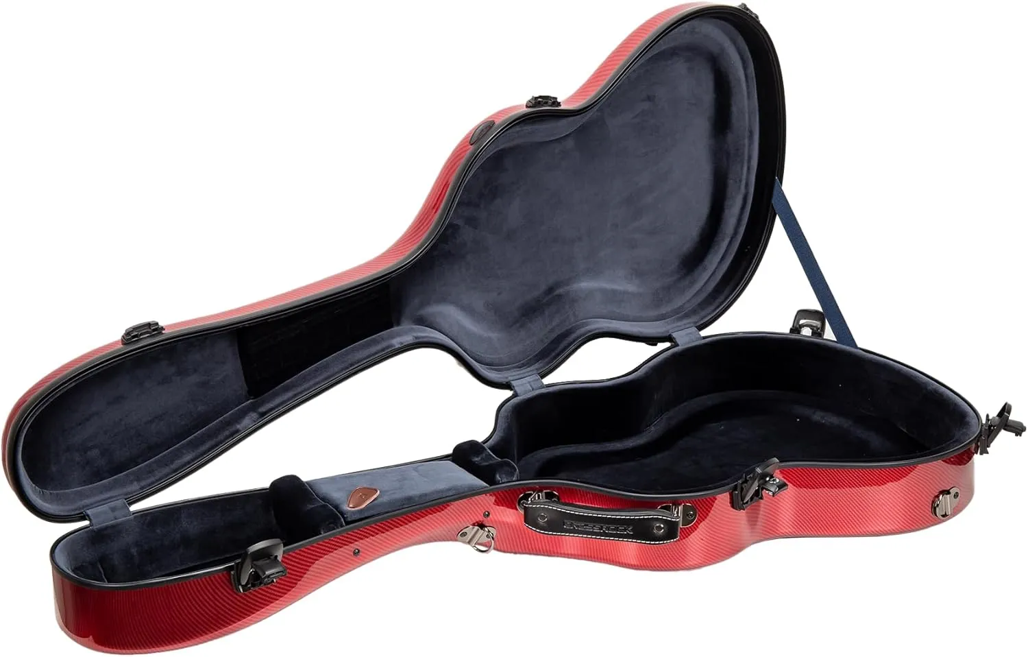 Crossrock Ultra Fiberglass™ 4/4 Classical Guitar Case - 7lb Ultra-Light 3K Carbon Look (Scarlet Sonata Red) | Lab-Certified Impact Protection & TSA Lock | Ergo Backpack System