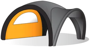 Custom Inflatable Canopy Tent or Air Dome | Fills in 5 Minutes