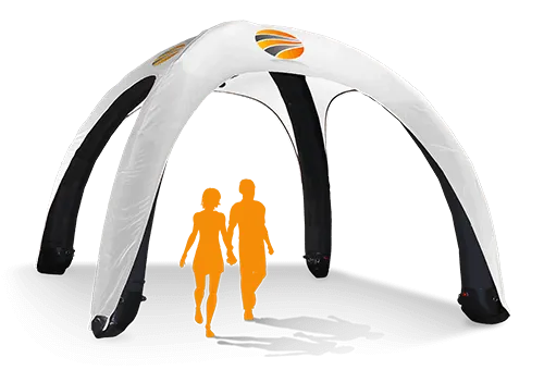 Custom Inflatable Canopy Tent or Air Dome | Fills in 5 Minutes