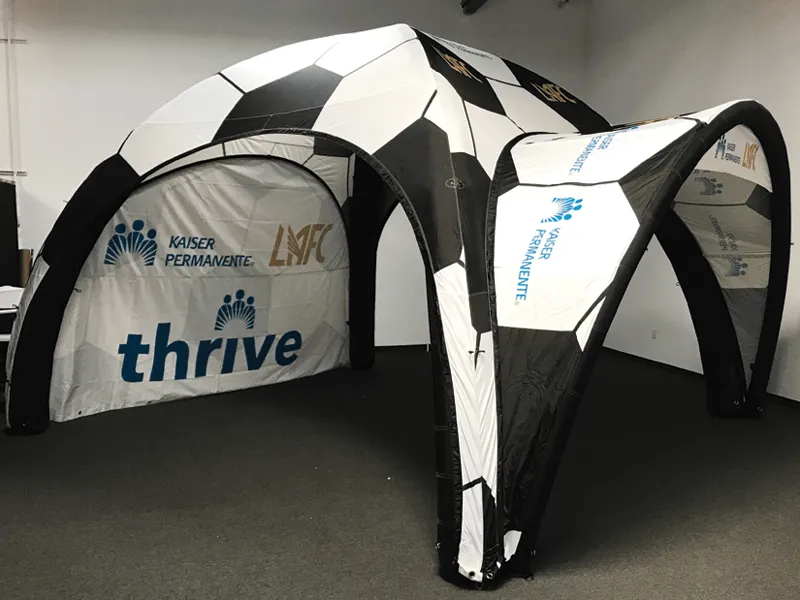 Custom Inflatable Canopy Tent or Air Dome | Fills in 5 Minutes