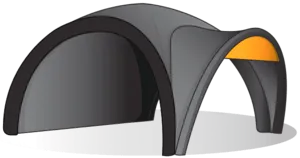 Custom Inflatable Canopy Tent or Air Dome | Fills in 5 Minutes