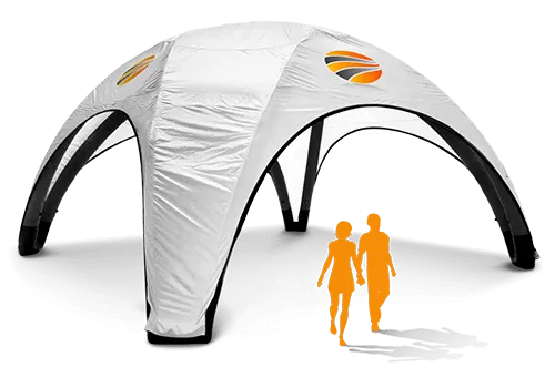 Custom Inflatable Canopy Tent or Air Dome | Fills in 5 Minutes