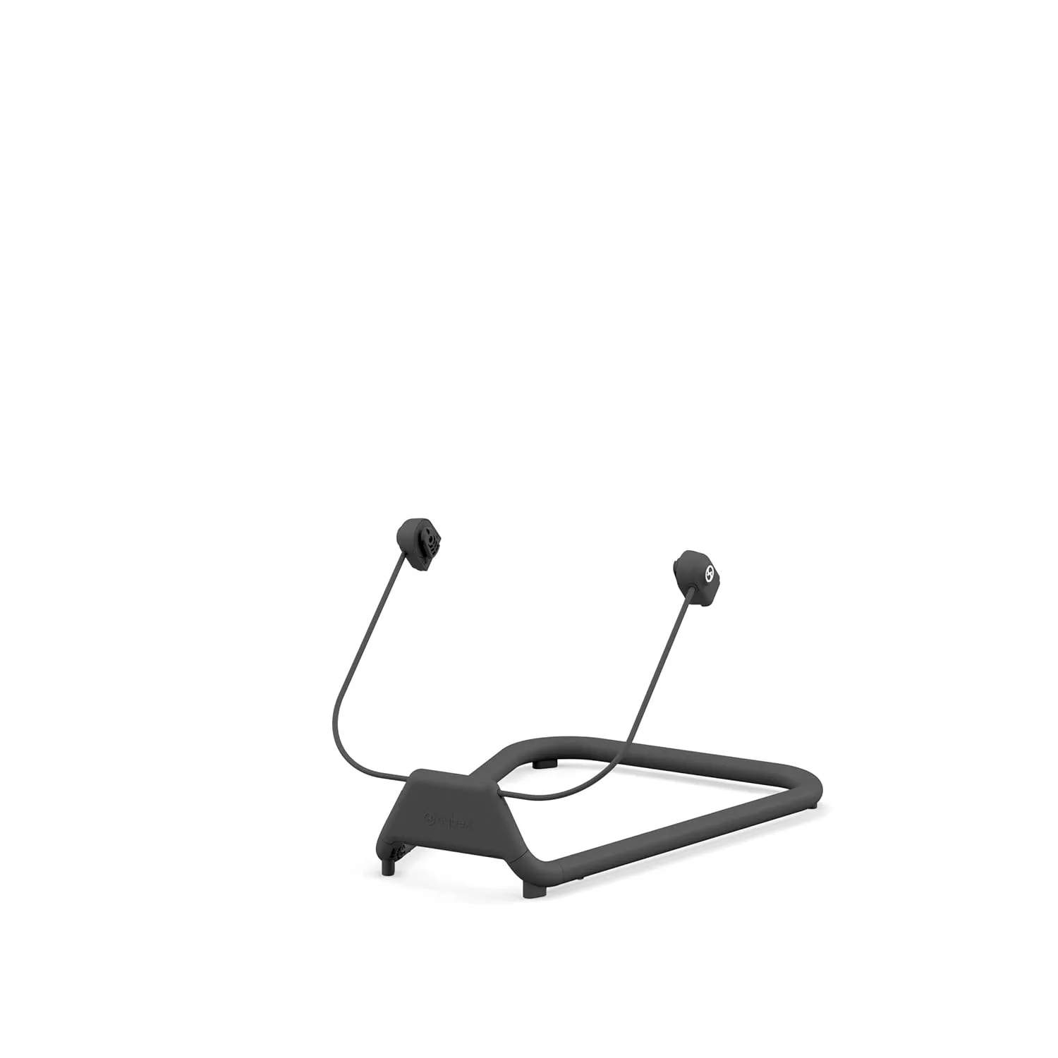 Cybex Lemo Self-Bouncing Baby Bouncer for Playing and Relaxing with Adjustable Harness and Breathable Mesh Backrest, Comfort Inlay with Head Hugger, and Stand, Stunning Black