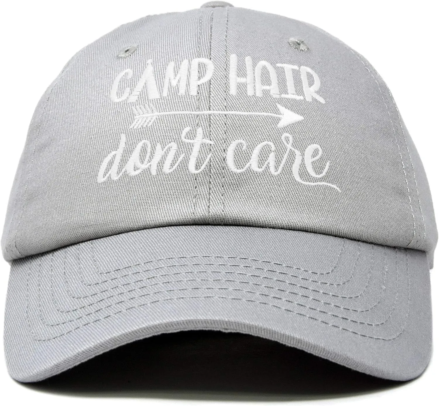 DALIX Camp Hair Don't Care Hat Dad Cap 100% Cotton Lightweight