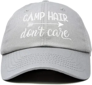 DALIX Camp Hair Don't Care Hat Dad Cap 100% Cotton Lightweight
