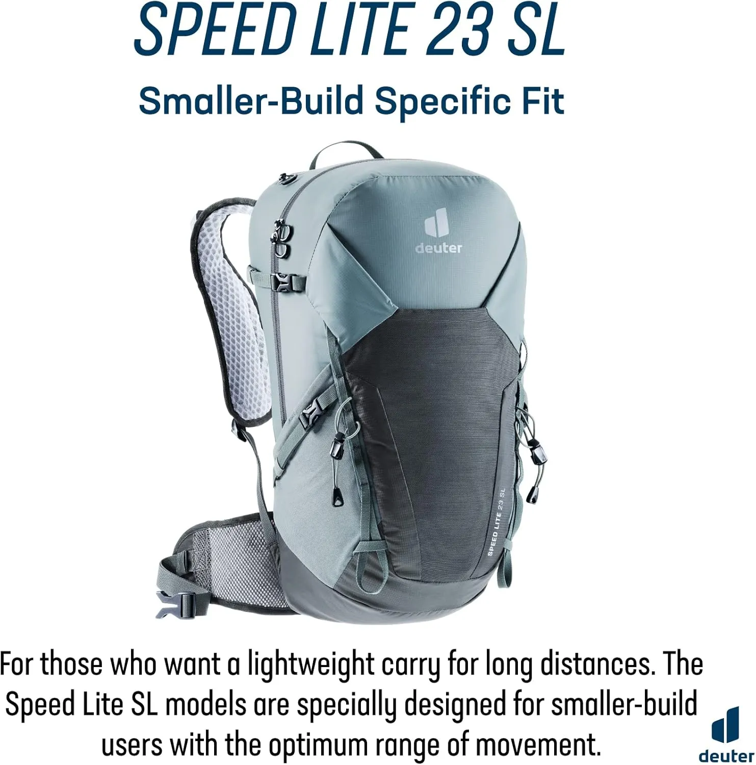 deuter Women's Speed Lite 23 SL, Tin-Indigo, 23 L