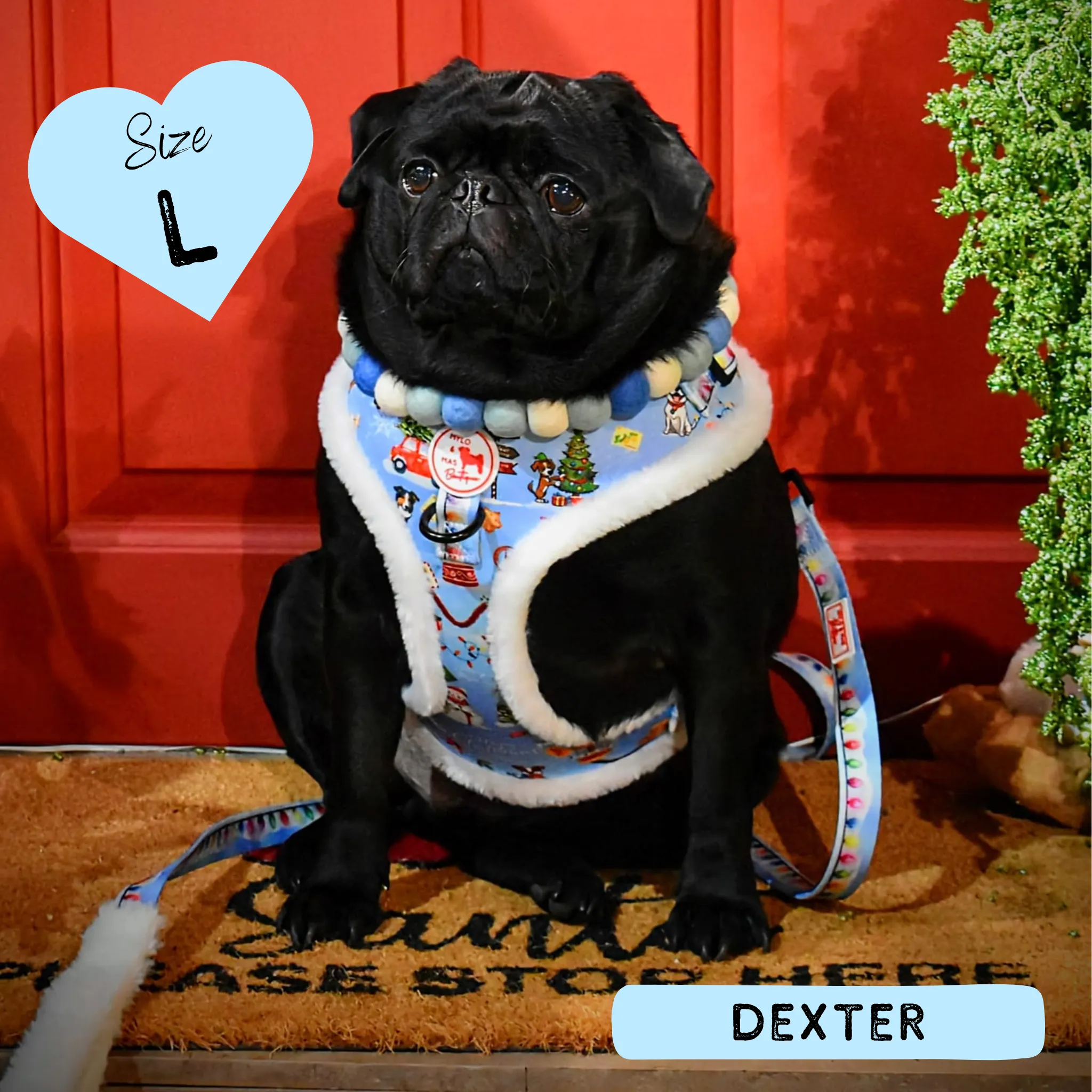 Dog Adjustable Harness - Furry Lights
