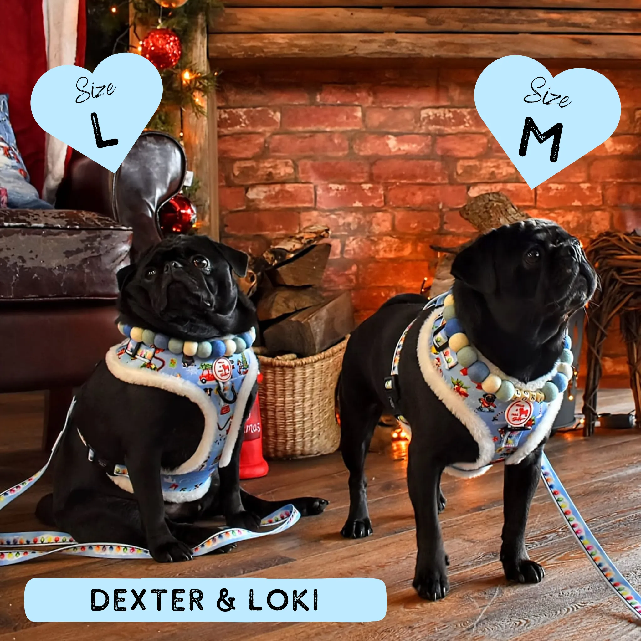 Dog Adjustable Harness - Furry Lights