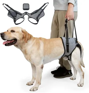 Dog Lift Harness, Dog Sling for Medium Large Dogs, Adjustable Dog Support Harness for Back Legs, Comfy Design Pet Harness with Padded for Elderly, Injured, Arthritic, Senior, Disabled Dogs