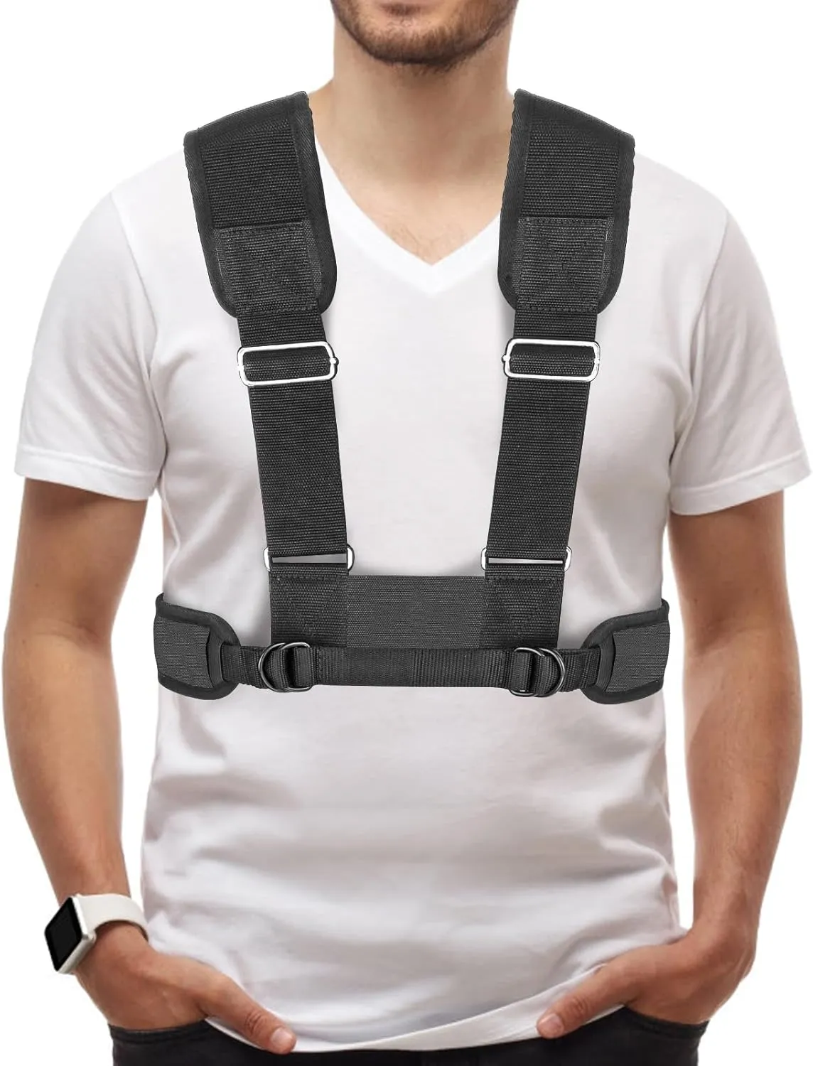 Dolibest Sled Harness for Fitness Resistance, sled Pull Harness, Adjustable Durable and Comfortable for Resistance Training