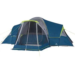 Dome Tent Ozark Trail 10-Person Family Camping Tent with Screen Porch