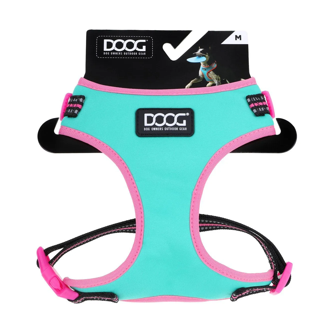 DOOG Neoflex Soft Harness - Neon