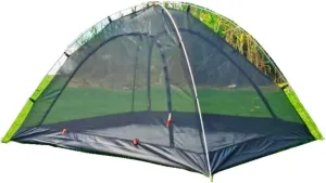 Double Mosquito Net Dome Tent for 2 People with Aluminum Bar 1.15kg 220x140x110cm Inner Tent Dome Anti-Mosquito Inner Tent Self-Supporting Travel and Camping