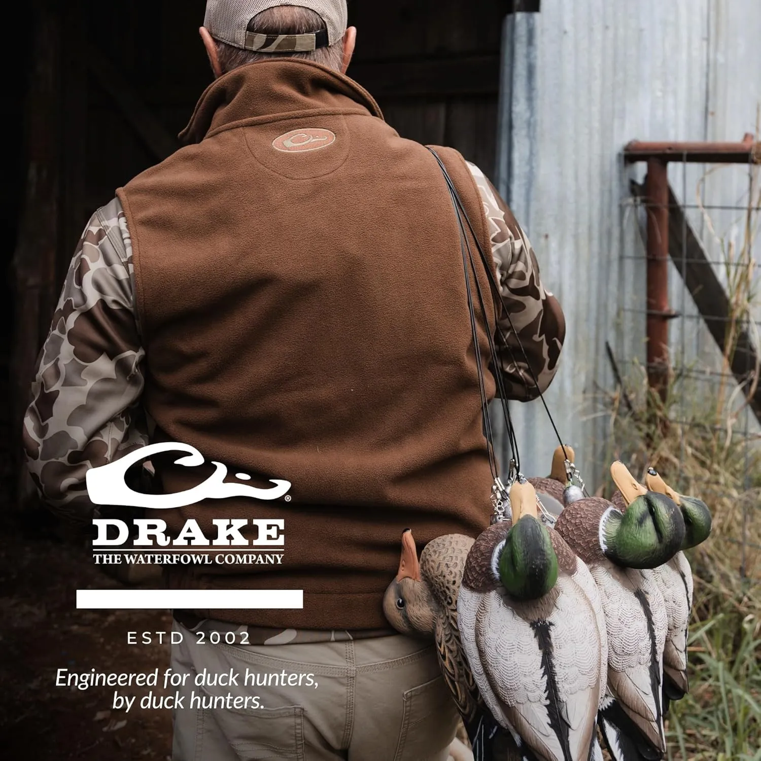 Drake Waterfowl Camp Fleece Vest