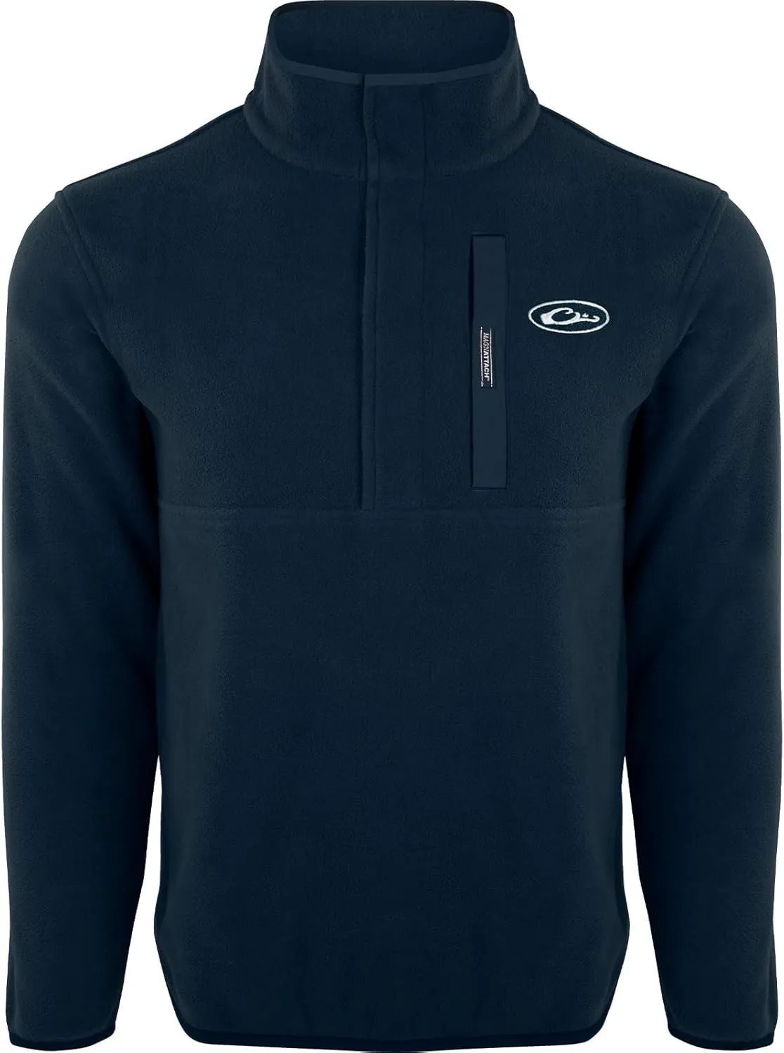 Drake Waterfowl Men's Camp 2.0 Fleece Pullover | Hunting Anti-Pill Moisture Wicking 1/4 Neck Snap Sweater with Chest Pocket