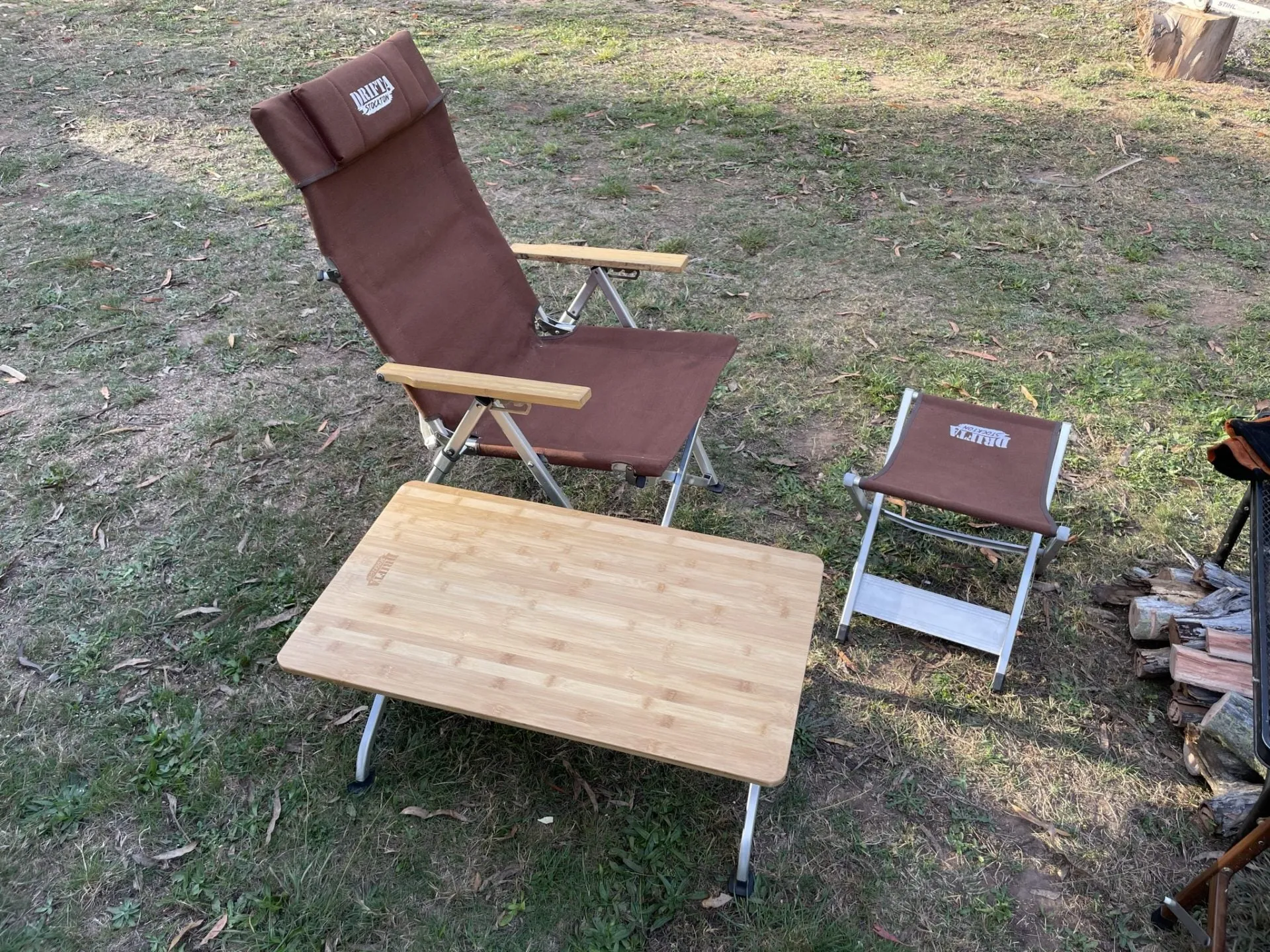 DRIFTA STOCKTON BAMBOO FOLDING TABLE