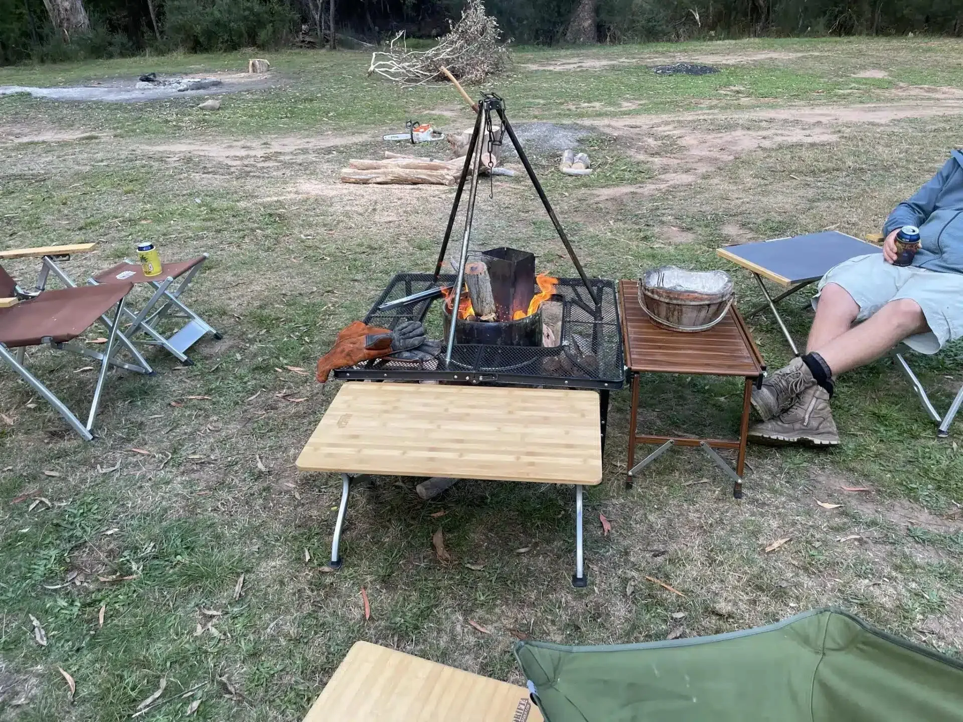 DRIFTA STOCKTON BAMBOO FOLDING TABLE