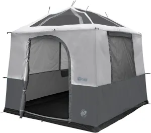E-Z UP Camping Cube Sport, Converts 10' Angled Leg Canopy into Camping Tent, Grey (Canopy/SHELTER/Poles NOT Included)
