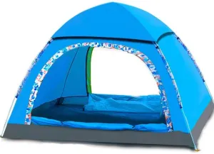 Easy to Assemble Automatic Instant Pop-up Family Tent for 3-4 People Outdoor Rainproof Light Dome Tent 200 200 130cm