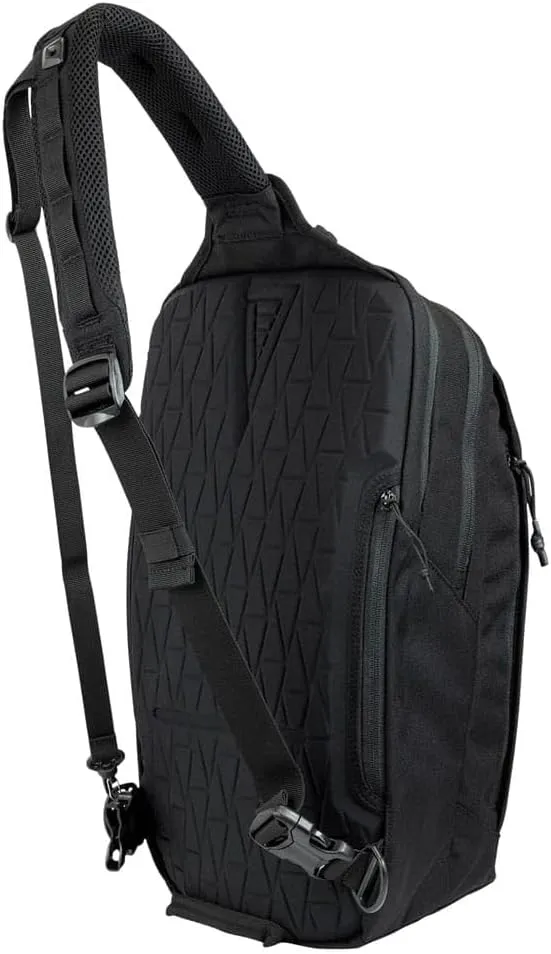 Elite Survival SMOKESCREEN Concealed Carry Slingpack, Single Strap Backpack (Black)