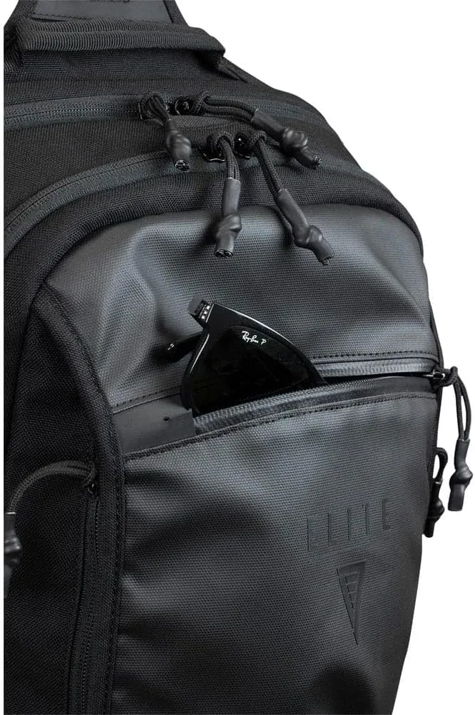 Elite Survival SMOKESCREEN Concealed Carry Slingpack, Single Strap Backpack (Black)