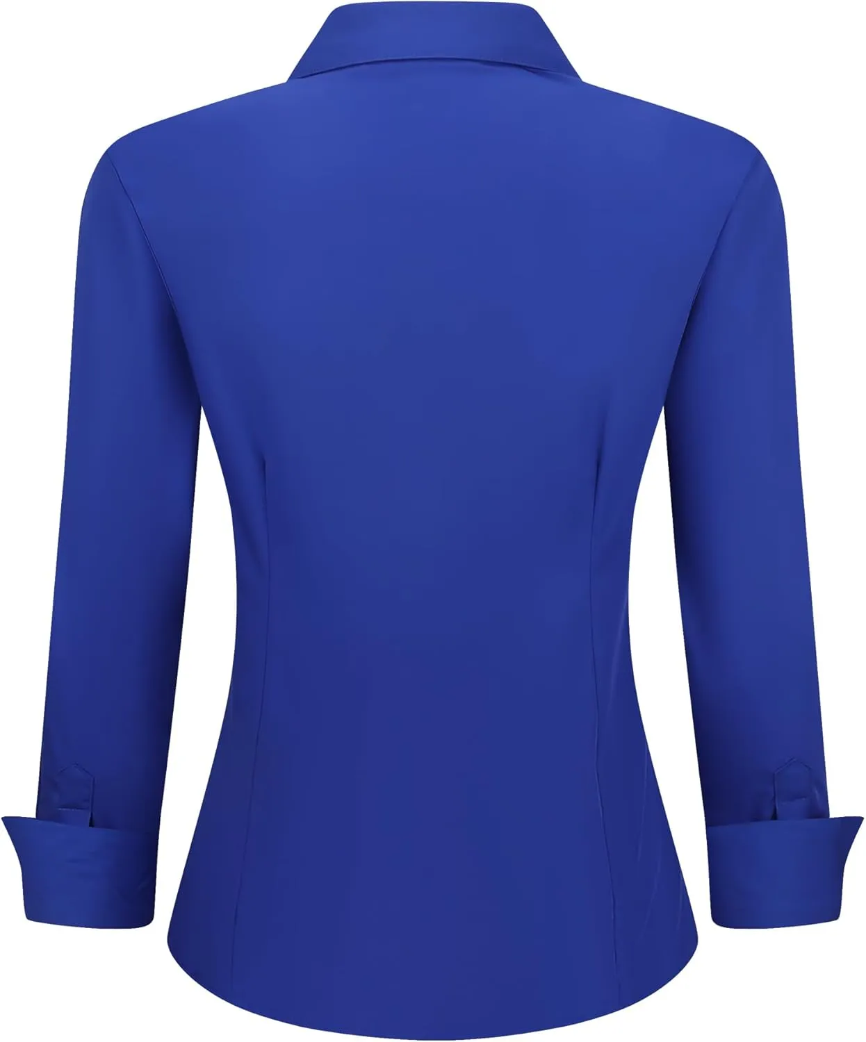 Esabel.C Womens Button Down Shirts Long Sleeve Regular Fit Stretch Work Blouse