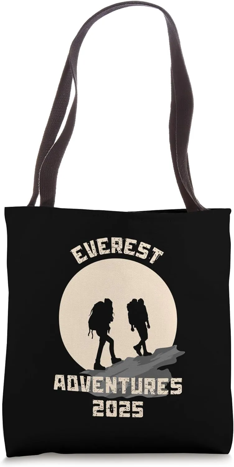 Everest Adventures 2025 Base Camp Trek Nepal Mountains Tote Bag