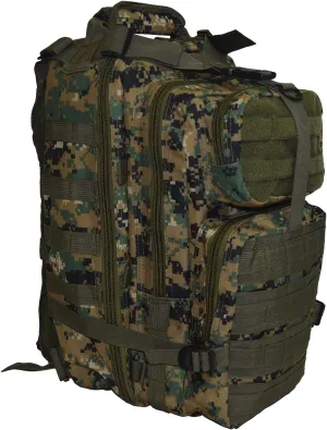 EXPLORER Tactical 72 Hours Combat Rucksack 17 Inch Backpack-Woodland Digital