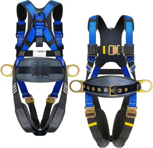 Fall Arrest Safety Harnesses Full Body Protection Roofing Harness Construction Harness 5 Point Adjustment Harness Back Padded,arneses de seguridad para construcción ANSI/ASSP Compliant