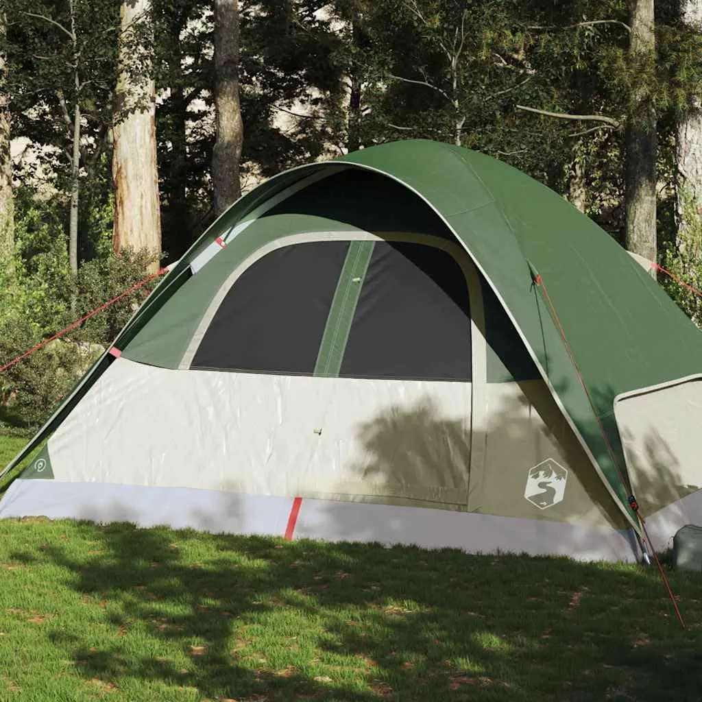 Family Tent Dome 6-Person Green Waterproof7,05KG